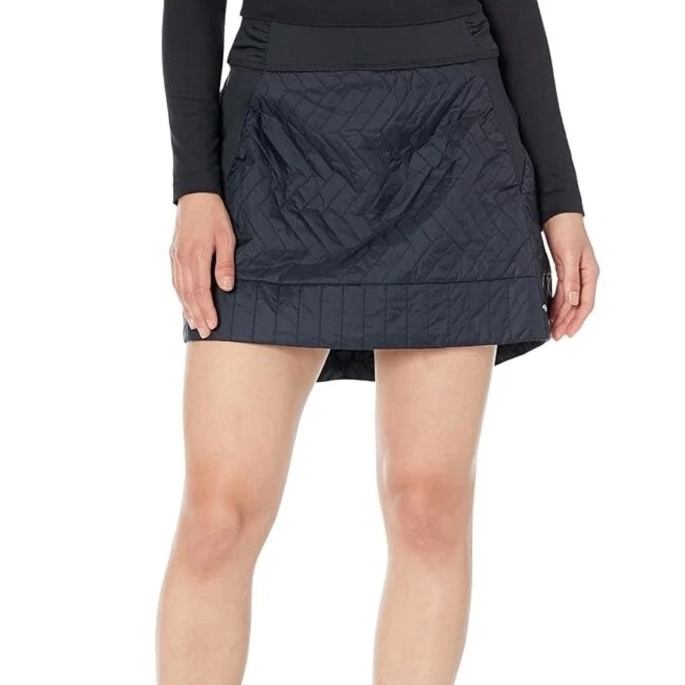 Mountain Hardwear Black Quilted Trekkin Mini Skirt
